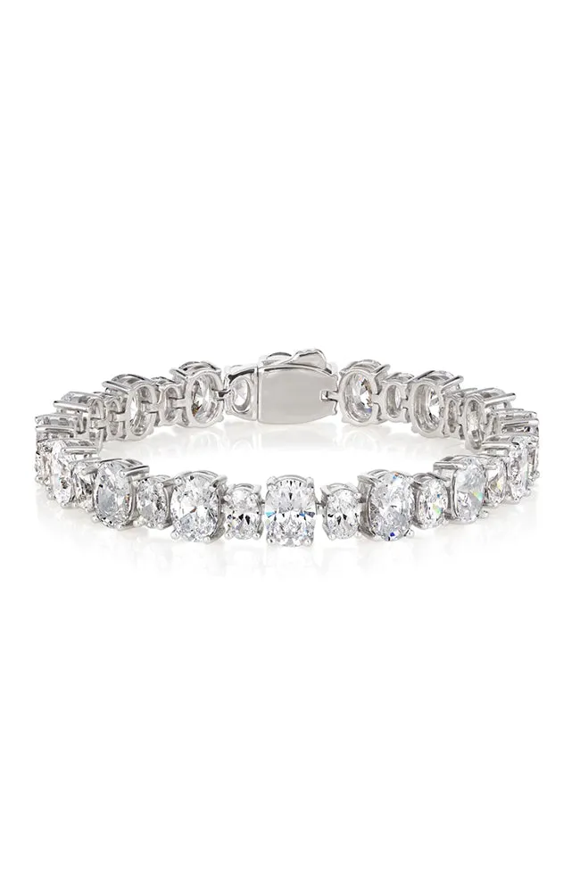 Victoria 24 Diamond White Bracelet 19 cm